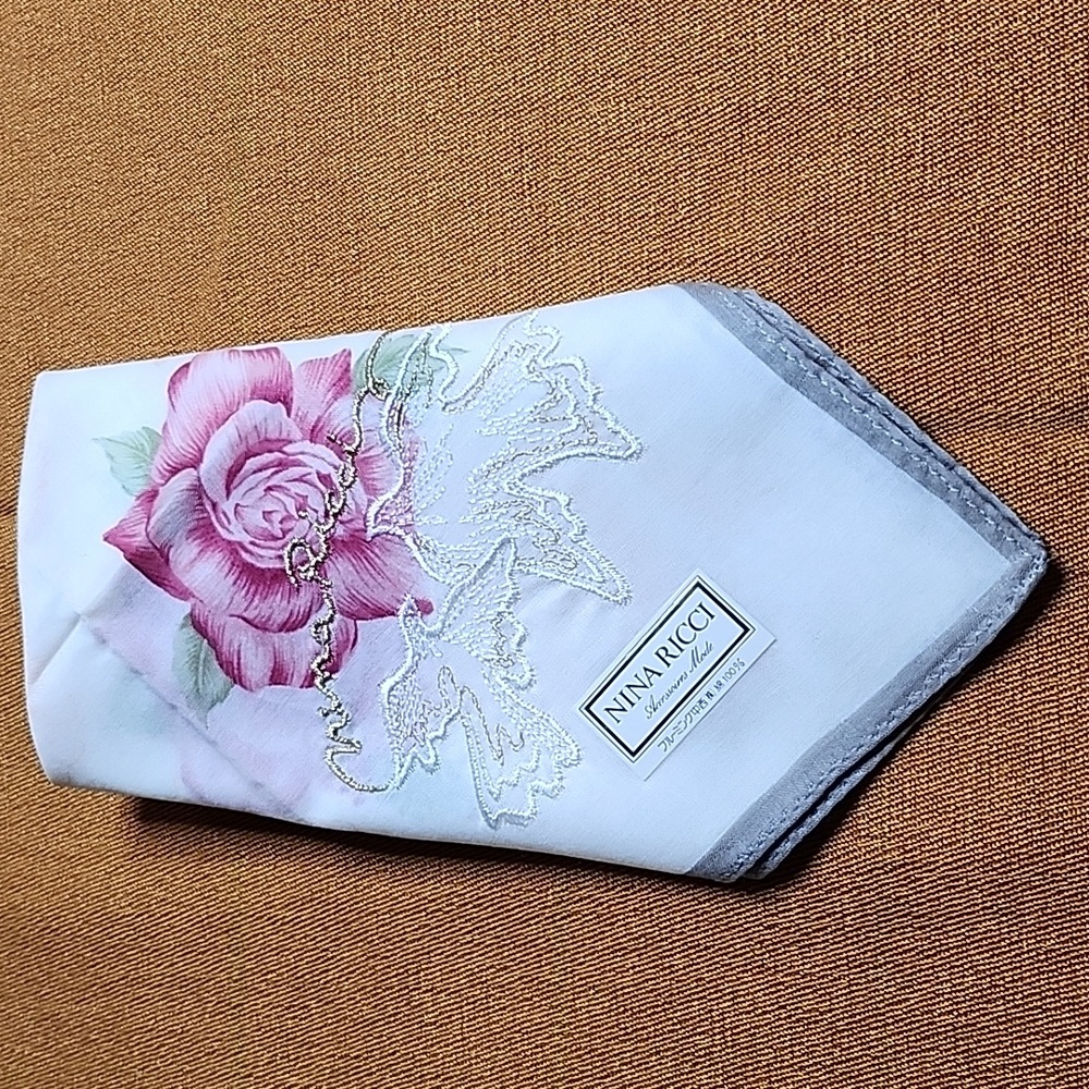 Nina Ricci Handkerchief Cotton Brandnew
